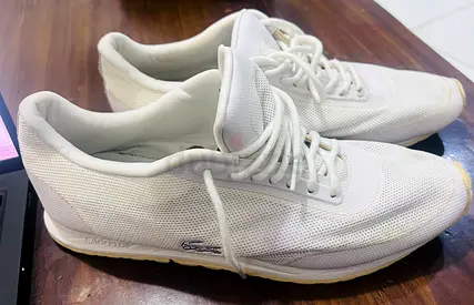 white Lacoste Helaine Runner sneakers Size EU 43