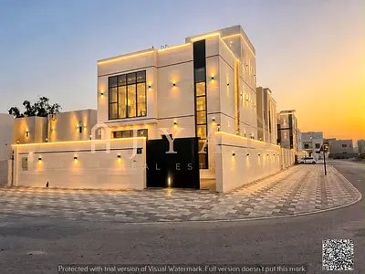 فيلا كورنر طابقين وروف مع حوش كبير موقع ممتاز شامل رسوم التسجيل والتملك تملك حر لجميع الجنسيات قريب مخرج دبي
