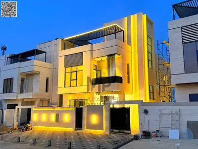 Villa with (pool) for sale | ajman| al helio1 | 5 master rooms, majlis, 2 halls, roof| freehold | 0 registration fees | negotiable price.