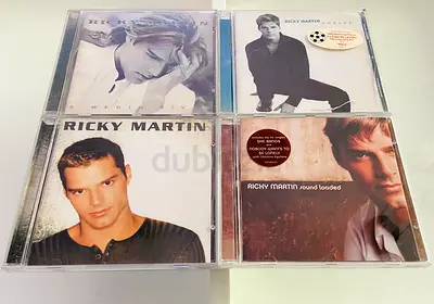 4 Ricky Martin Music CD’s