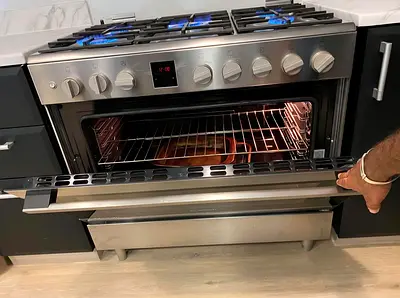 Bosch Gas Cooking Range 90x60cm Oven Fan Also