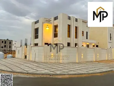 Villa for sale on a corner lot with two street frontages, facing all services, and includes registr