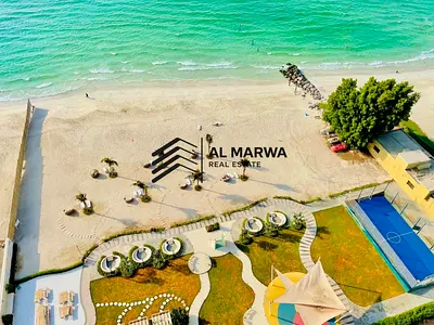 Stunning Direct Beach Views || Luxury 3BR +Maids Room || Private Beach || Fully Furnished || 2 Car