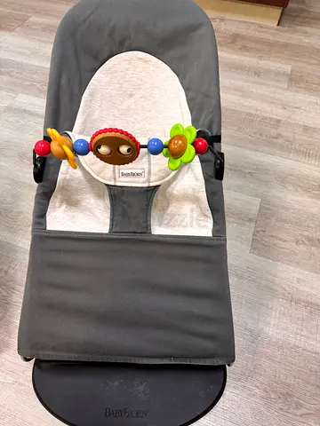 Babybjorn bouncer with the toy bar