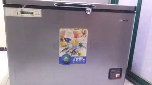 second hand Nikai 340L Gross/300L Net, Single Door Chest Freezer with Storage Basket for sale