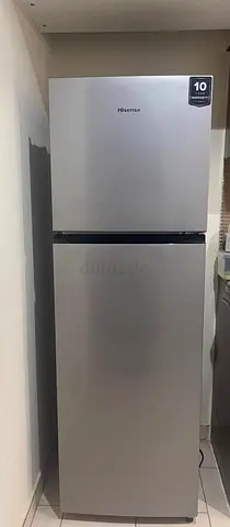 Hisense Double Door Refrigerator Silver