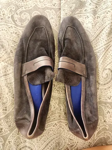 Original Berluti Suede Loafers / Slip-Ons – Size UK 9 / EU 43