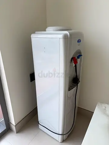 White Floor-Standing Water Dispenser / Cooler - Good Condition