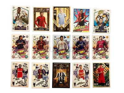 Topps Match Attax 24/25 - 15 Special Cards Ronaldo Vintage Vibes Legend + Foden 100 Club + Vini