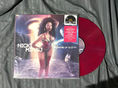 Nicki Minaj — Beam Me Up Scotty (Limited Red Marble Vinyl) RSD 2022 Limited to 3K pressings