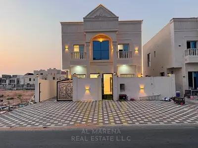 A once-in-a-lifetime opportunity to own a luxury villa in Al Helio, Ajman. A family villa with an elegant design and a prime location.