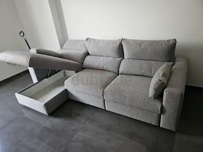 IKEA Esklstuna L Shape Sofa Bed Gray Excellent condition