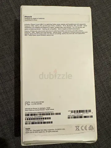 iPhone box with original packaging (sealed/unused)