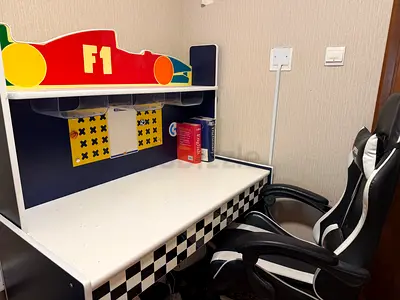 Child’s F1 Racing Themed Study Desk with Chair - Good Condition