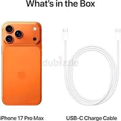 iPhone 17 Pro Max - Orange ( compeletly new ) 256gb International model