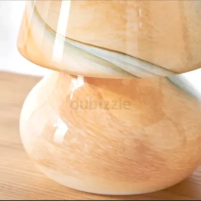 Modern Glass Mushroom Table Lamp. HOME CENTER