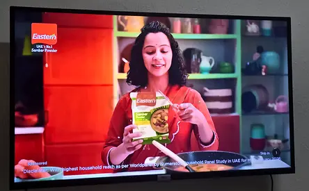 43" TCL Smart Led Full HD TV with wall mount