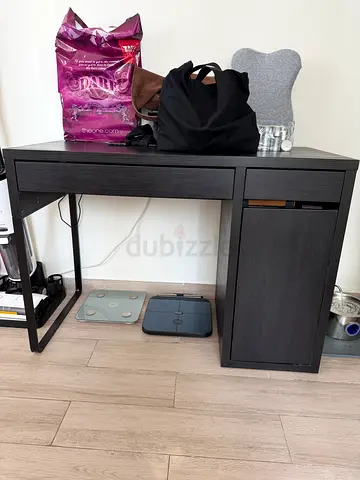 IKEA Micke Desk with Storage — Light Use, Good Condition