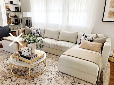 4/Seater IKEA Vimle Sofa Beige with storage