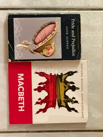 Pride and Prejudice (Penguin/Wordsworth) & Oxford School Macbeth - Used Set