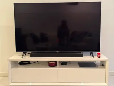 White Gloss TV Console
