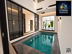 A villa with a very luxurious design, modern custom finishing, including registration fees, air cond