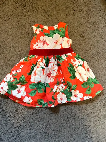 Carters Floral Baby Girl Dress - Size 6 months