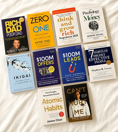 10 Bestselling Books Bundle | Finance, Business & Self-Growth | Rare Collection