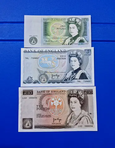 England Old Banknotes