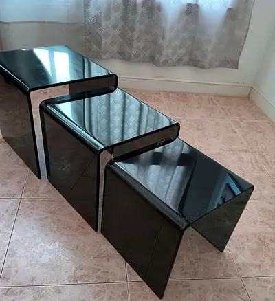 Home centre heavy glass tables