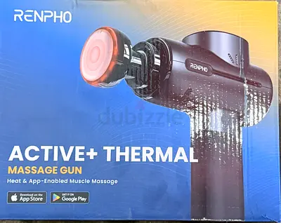 RENPHO Active+ Thermal Massage Gun - Heat & App-Enabled Muscle Massager (Like New)