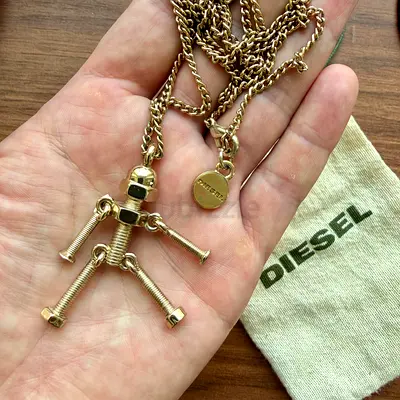 DIESEL ROBOT NECKLACE