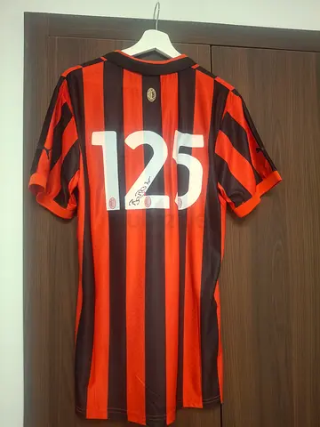 Signed Ac Milan Jerzey Bobo Christian Vieri