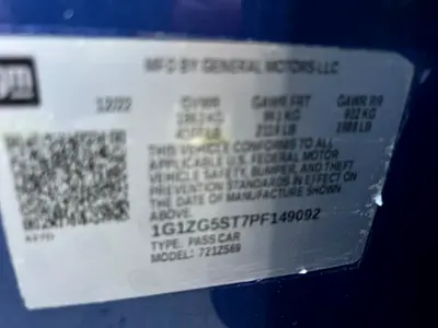 2023 Chevrolet MALIBU 照片 8