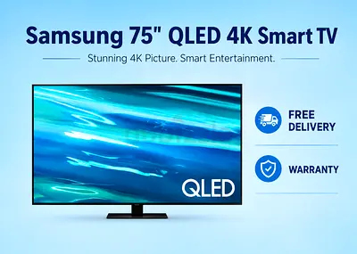 Samsung 75 Inch  QLED 4K Smart TV