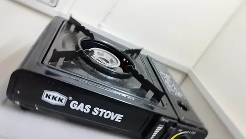 Portable KKK Single Burner Gas Stove - Compact Cooktop