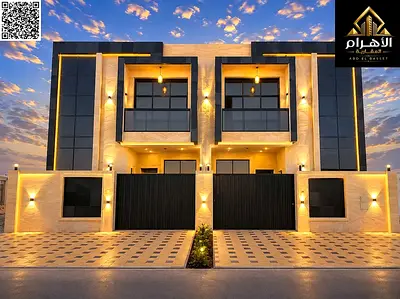Villa for sale in Ajman at an excellent price. Prime location. Freehold ownership for life. Open to