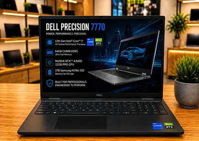 RTX 12GB PRO - 64GB RAM DDR5 - HX XTREME PROCESSOR - DELL PRECISION 7770 ULTRA WORKSTATION