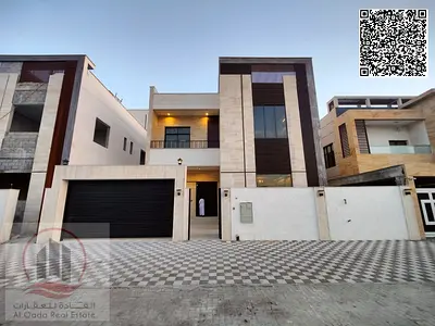 For sale in Al-Aliya area | Luxury villa with 5 bedrooms, elevator, and roof terrace, price include