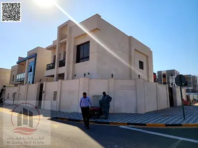 For sale, a villa in Ajman Al Zahia, 5 master rooms, a Majles room, a hall, and a maid’s room, freehold for all nationalities, Installment with out do