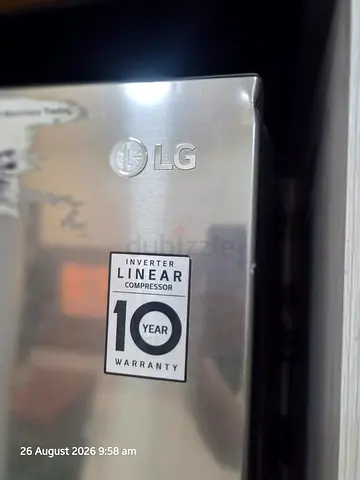 LG Refrigerator with Inverter Linear Compressor - 10 Year Warranty