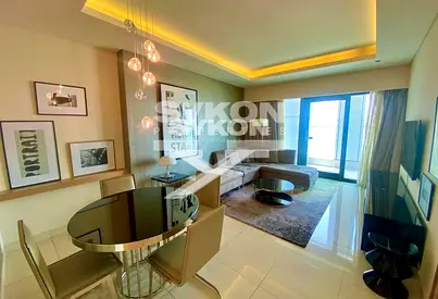 High-Floor 1 Bedroom | Furnished Apartment | Sea & Downtown View