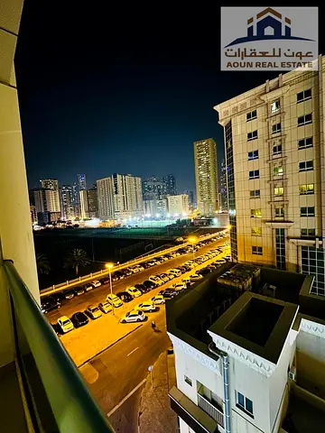Two-bedroom apartment with a living room in Al Majaz 3, with a view overlooking Al Safya Park.