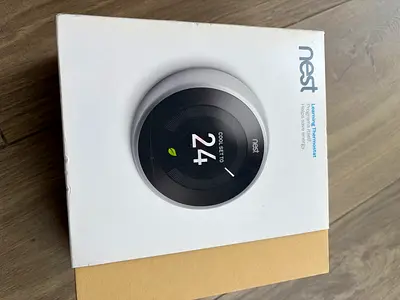 Google Nest Learning Thermostat 3rd Gen – Stainless Steel T3007AE
