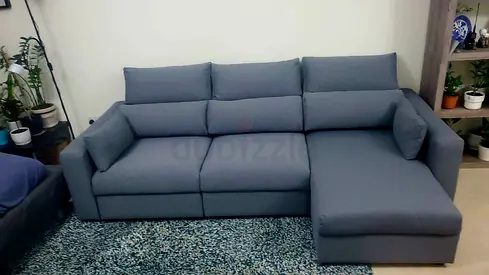 Top Quality ikea Eskilstuna L shape sofa bed with storage