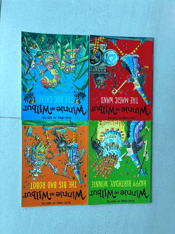 Set of 4 'Winnie and Wilbur' books