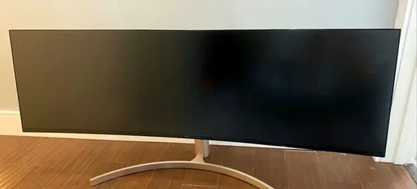 LG massive 49-inch curved UltraWide monitor with a 32:9 aspect ratio and a crisp Dual QHD