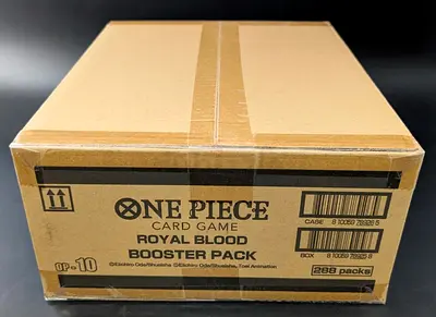 One Piece OP-10 Royal Blood Booster Pack (288) Sealed Case