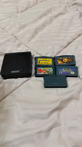 Nintendo Game Boy Advance SP and 5 Games Collection
