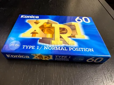 Audio Cassette Vintage Konica XR1 60min New